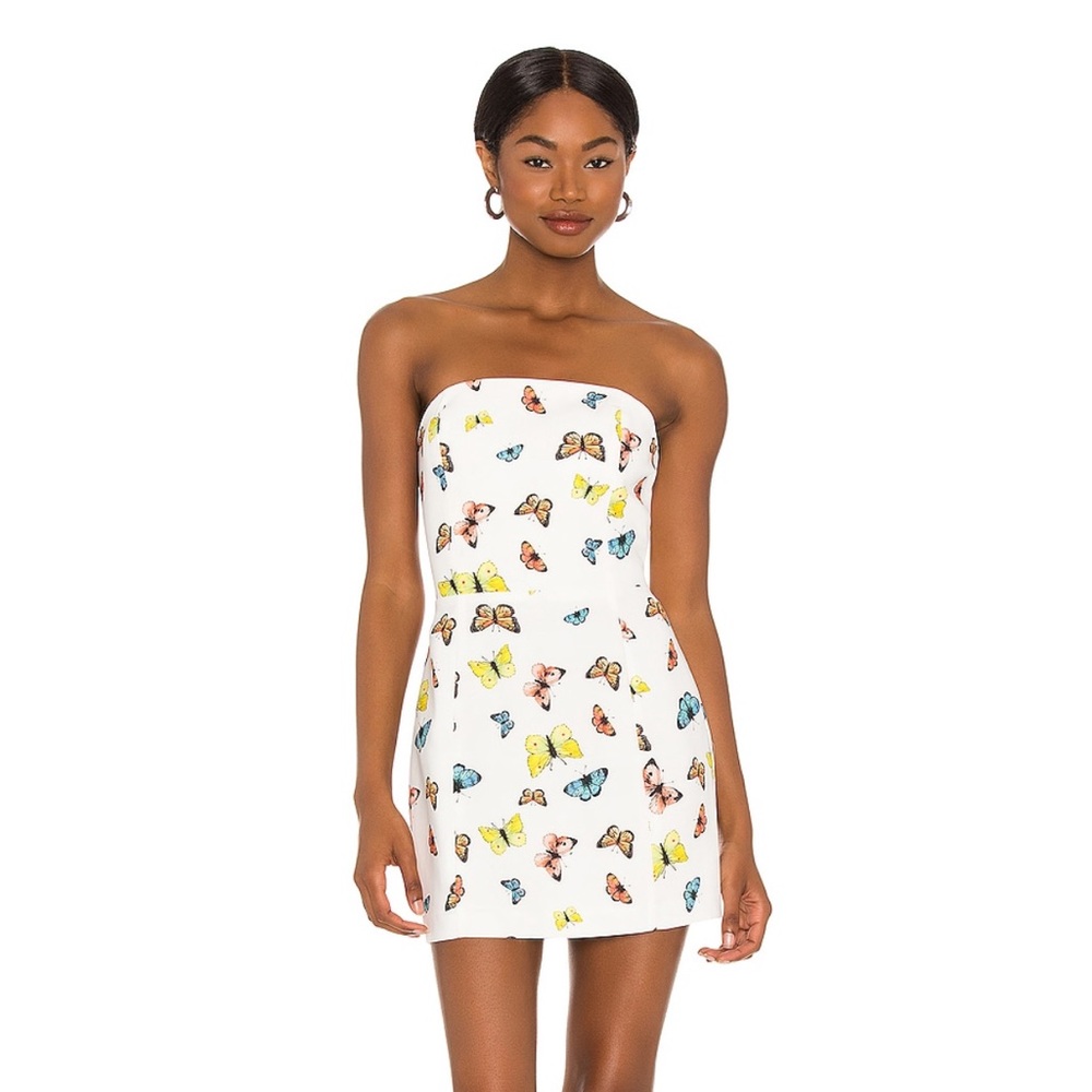 AMANDA UPRICHARD X Revolve Mandy Butterfly Dress Size Small Worn Once